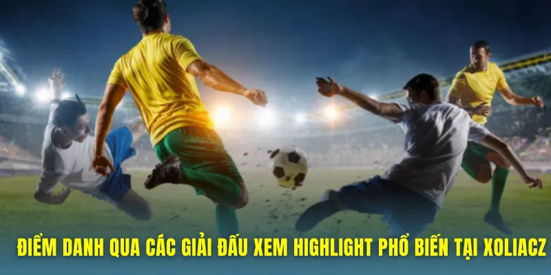 Các giải đấu xem highlight phổ biến